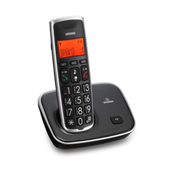 Brondi Telefono cordless DECT con Vivavoce colore Nero - Bravogold