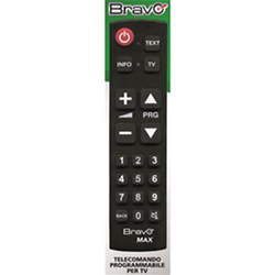 TELECOMANDO TV BRAVO MAX PROGRAMMABILE 