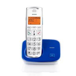 Brondi BRAVO GOLD 2 BLU Telefono cordless DECT con Vivavoce 