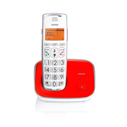Brondi BRAVOGOLD 2 ROSSO Telefono cordless DECT con Vivavoce 