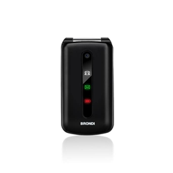 BRONDI PRESIDENT NERO CELLULARE GSM DUAL SIM MAXI DISPLAY FOTOCAMERA