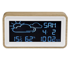 DENVER WS-72 STAZIONE METEO CON SVEGLIA 2-USB CALENDARIO TEMP. IGROMETRO