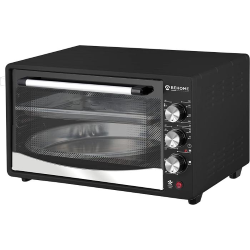 BEHOME FSV-30 BK FORNO ELETTRICO 30 LT VENT. SMALTATO 320° D/VETRO LUCE INT. NERO