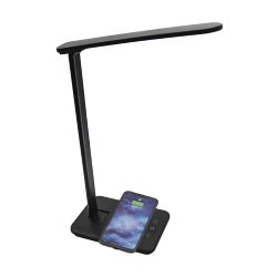 DENVER LQI-105 LAMPADA DA SCRIVANIA A LED CON CARICATORE QI WIRELESS