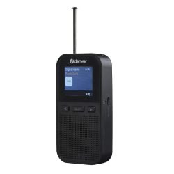 DENVER DAH-126 RADIO DAB+/FM PORTATILE DSP 1,8" BATT.RICAR. 