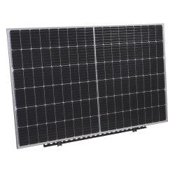 DENVER BSS-10600 KIT PANNELLI FOTOVOLTAICI DA 660W CON INVERTER CAVI STAFFE PER BALCONE