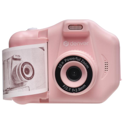 DENVER KPC-1370 PK FOTOCAMERA BAMBINI CON STAMPA TERMICA OBIETTIVO SELFIE