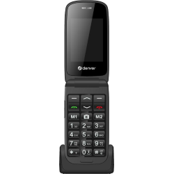 DENVER BAS-24600L SENIOR FLIP PHONE 4G DSP 2,4" FOTOCAMERA TASTO SOS BASETTA 