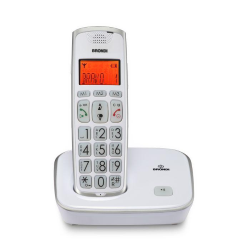 Brondi Telefono cordless DECT con Vivavoce colore BIANCO - Bravogold