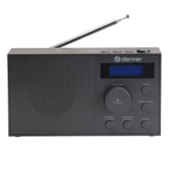 DENVER DAB-51 BK RADIO DAB/FM 40 MEMORIE DPS LCD BLU