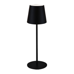 MAJESTIC AGATA BK LAMPADA DA TAVOLO RICARICABILE LUCE LED REGOLABILE TRAMITE COMANDO TOUCH IP54