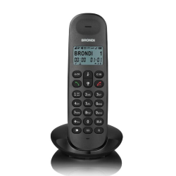 BRONDI LOTUS BK TELEFONO CORDLESS DECT GAP 