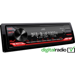 JVC KD-X282DBT DIGITAL MEDIA RECEIVER 1 DIN DAB+ BT USB 