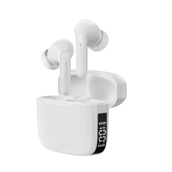 DENVER TWE-61W WHITE AURICOLARI WIRELESS BLUETOOTH CON CUSTODIA DI RICARICA E FUNZIONE VIVAVOCE