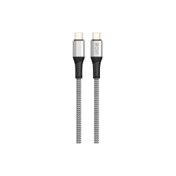 ROVI Striped - Data and Charging Cable Type-C / Type-C (100 cm)