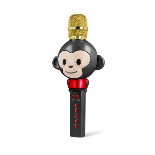 ROVI MX100 BK MICROFONO KARAOKE BLUETOOTH CON ALTOPARLANTE SCIMMIETTA BLACK