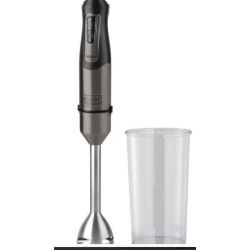 B+D FRULLATORE AD IMMERSIONE, COLORE ANTRACITE ANTI IMPRONTA 4 LAME 1200W. PIEDE STACCABILE