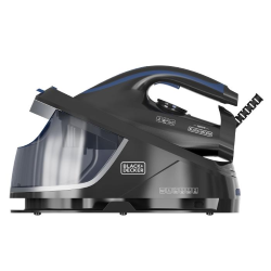 B+D SISTEMA STIRANTE SUPER POWER CON POMPA 3 BAR A CARICA ILLIMITATA  CARICA CONTINUA 2800W. CAPACITÀ 1,5LT. PIASTRA IN CERAMICA SPEGNIMENTO AUTOM. ECO FUNCTION