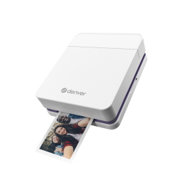 DENVER MCP-6010 STAMPANTE A GETTO D'INCHIOSTRO A COLORI PORTATILE CON BLUETOOTH E BATTERIA RICARICABILE INTEGRATA
