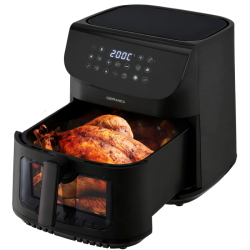 GERMANICA GR10LDAF FRIGGITRICE AD ARIA 10 LITRI CON FINESTRA 10 PROGRAMMI