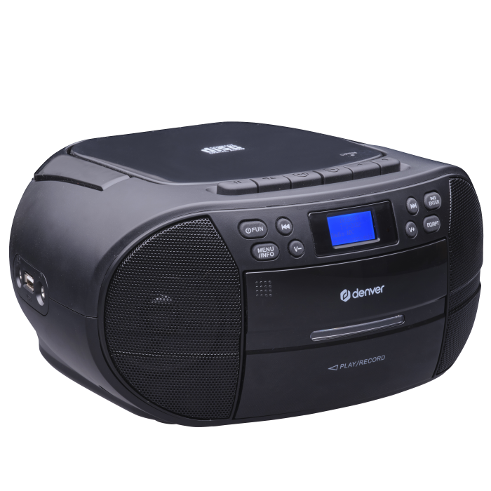 MegitalyAudio radio DENVER TDC-280 BK DAB+ BOOMBOX RADIO DAB+/FM