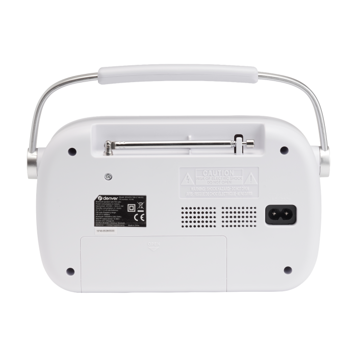 DENVER TR-67W RADIO FM ANALOGICA CON FUNZIONE BLUETOOTH